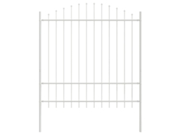 Conjunto 1 Barreira De Jardim Vidaxl Branco Aço Revestido A Pó (170 X 215 Cm)