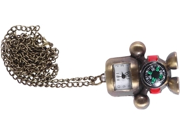 Chaveiro Bolso Pingente Bússola Estilo 2 Peças GOKOCO