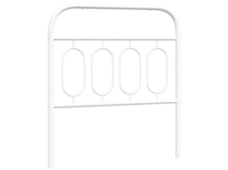 Headboard, Headboards Vidaxl Branco Aço (90 Cm)