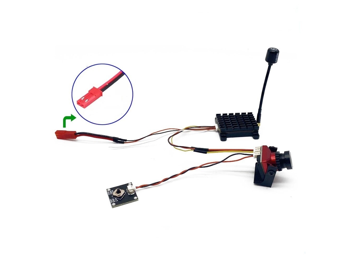 Vermelhoatualizadaslonwake 5.8g 48ch 1600mw Vtx Câmera Aio 130 1500tvl Fatshark Mmcx 2 4s Drones Fpv Longo Alcance MDUG