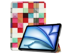 Capa triangular de dupla camada com ajuste fino para iPad Air 11 (2024).