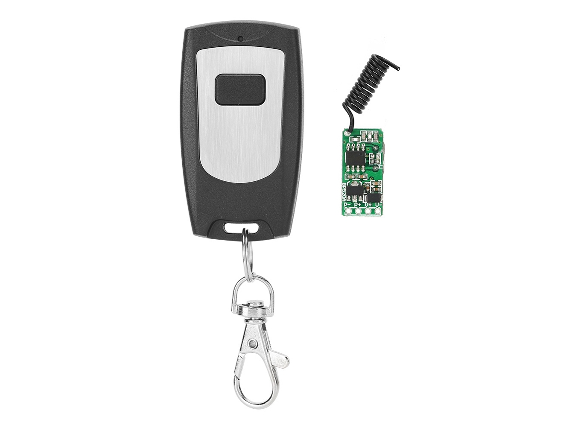 Aetheria interruptor de Controle Remoto Micro Silencioso Mos 433.92mhz Portátil para Alarmes e Portas