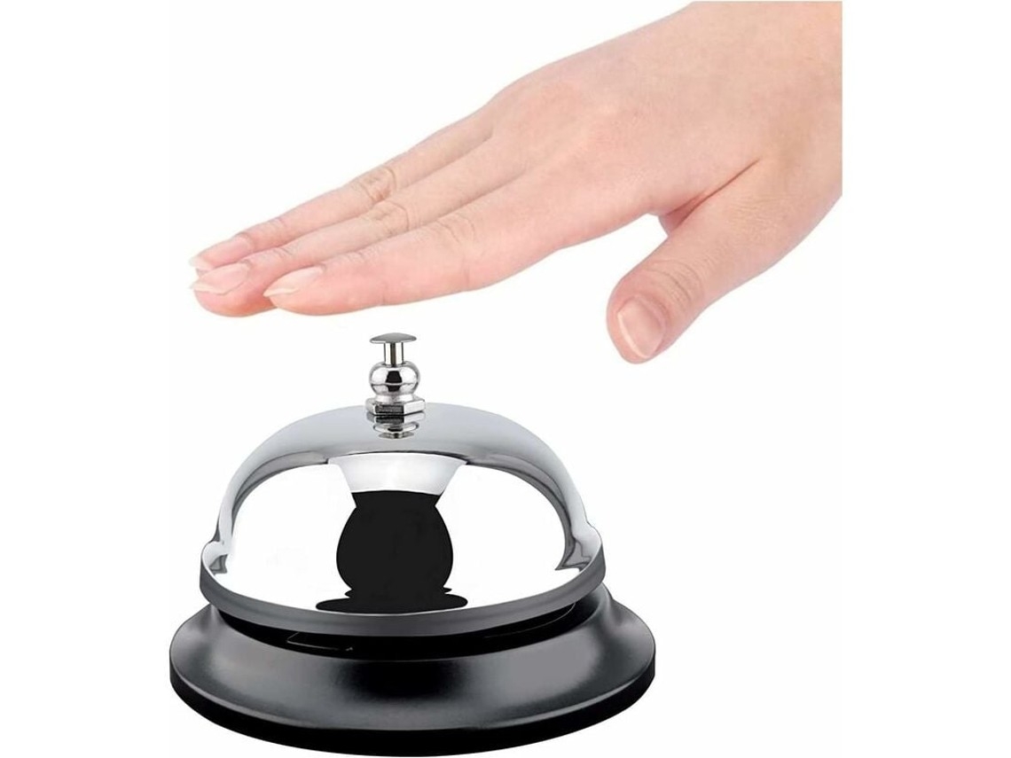 Metal Call Button For Requesting Essential Hotel Services, With A Non-slip Base For Easy And Safe Use.