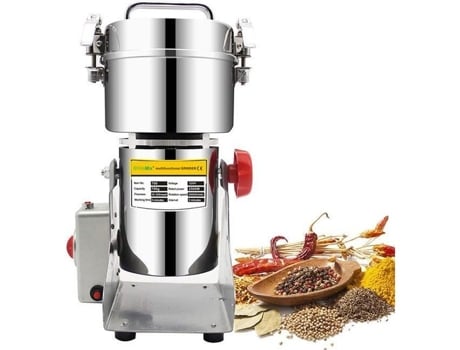 Moedor de café prateado 700g aço inoxidável 2500w elétrico grãos sanlin