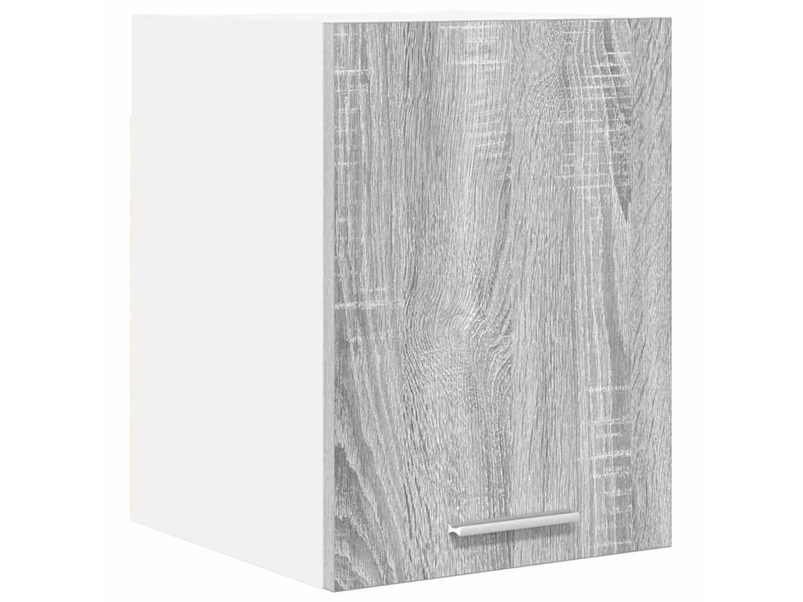 Armário Suspenso Cinza Sonoma e Branco MAISON EXCLUSIVE 30x31x40 cm