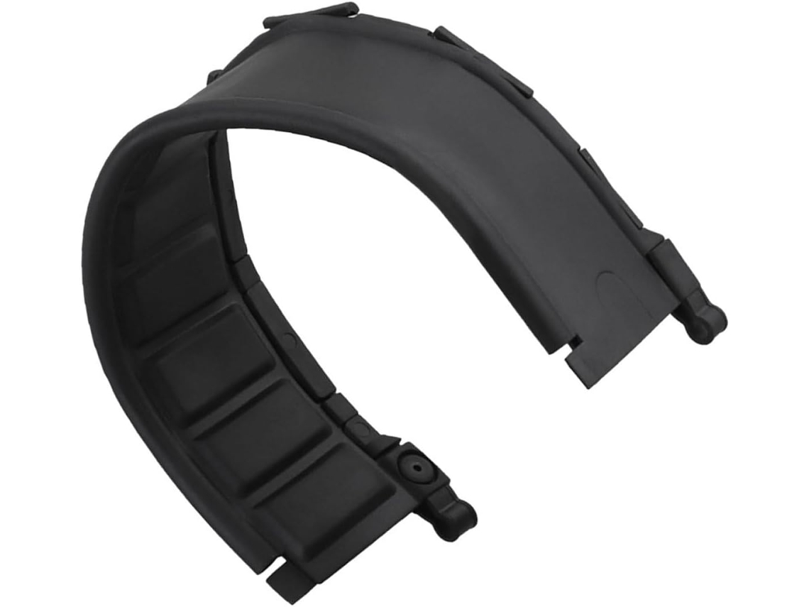 Acessório Para Fones De Ouvido Arco Substituição Leve E Confortável Em Tpe Preto, Acessório Portátil E Flexível Para Uso