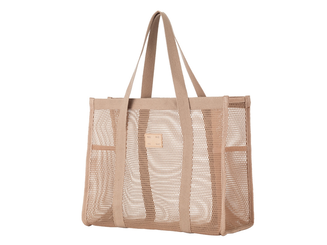 Bolsa De Malha 37×29×16cm, Bolsa De Praia, Bolsa De Armazenamento Portátil
