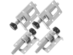 Conjunto De 4 Niveladores Armário Ajustáveis E Resistentes Para Mesas Cadeiras, Com Design De Montagem Lateral