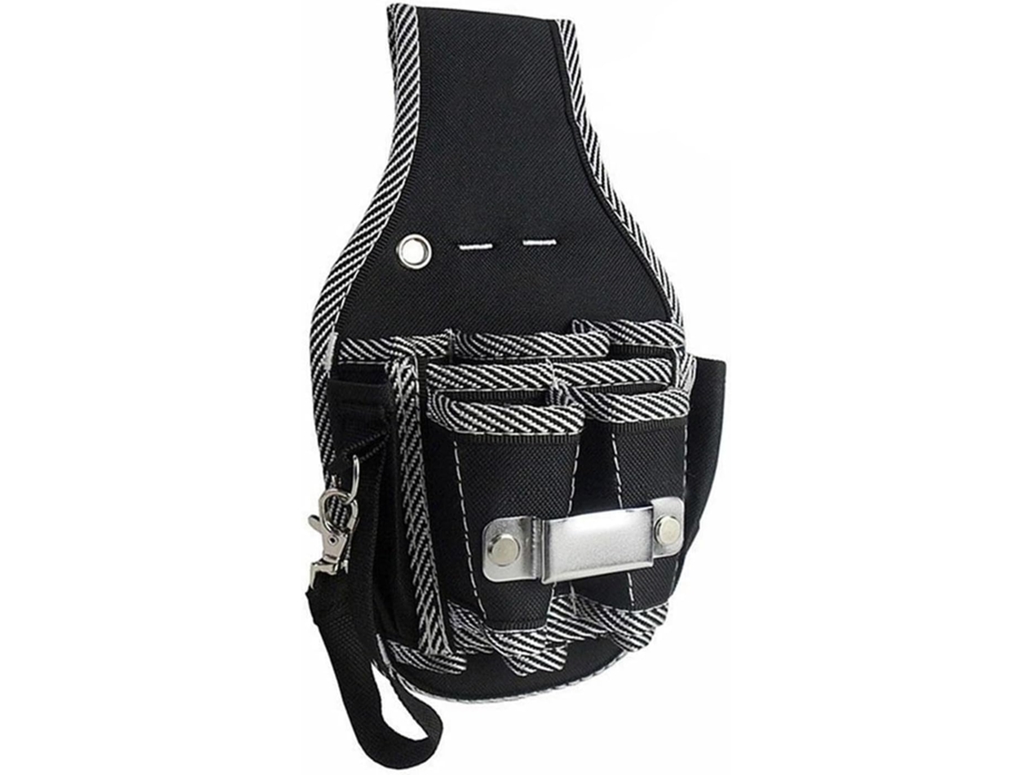 Bolsa de cintura para ferramentas de eletricista com vários compartimentos, grande capacidade, tecido Oxford 600D, ideal para