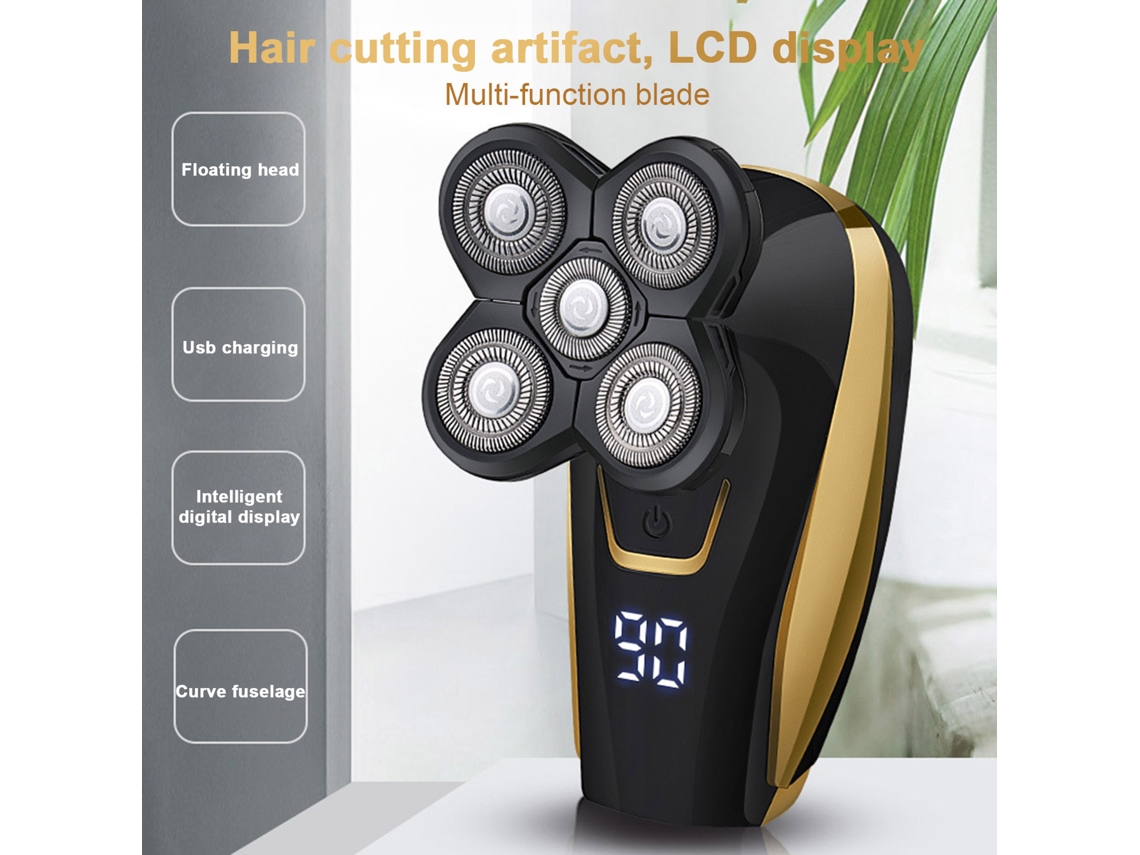 Afeitadora Eléctrica Corporal Para Hombres Lcd Multifunción