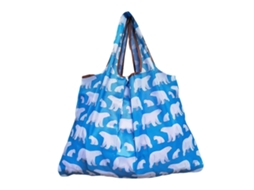 Sacola de Compras Feminina Extragrande, Dobrável, Resistente a Rasgos, Impermeável, Lavável na Máquina e Reutilizável. GOKOCO