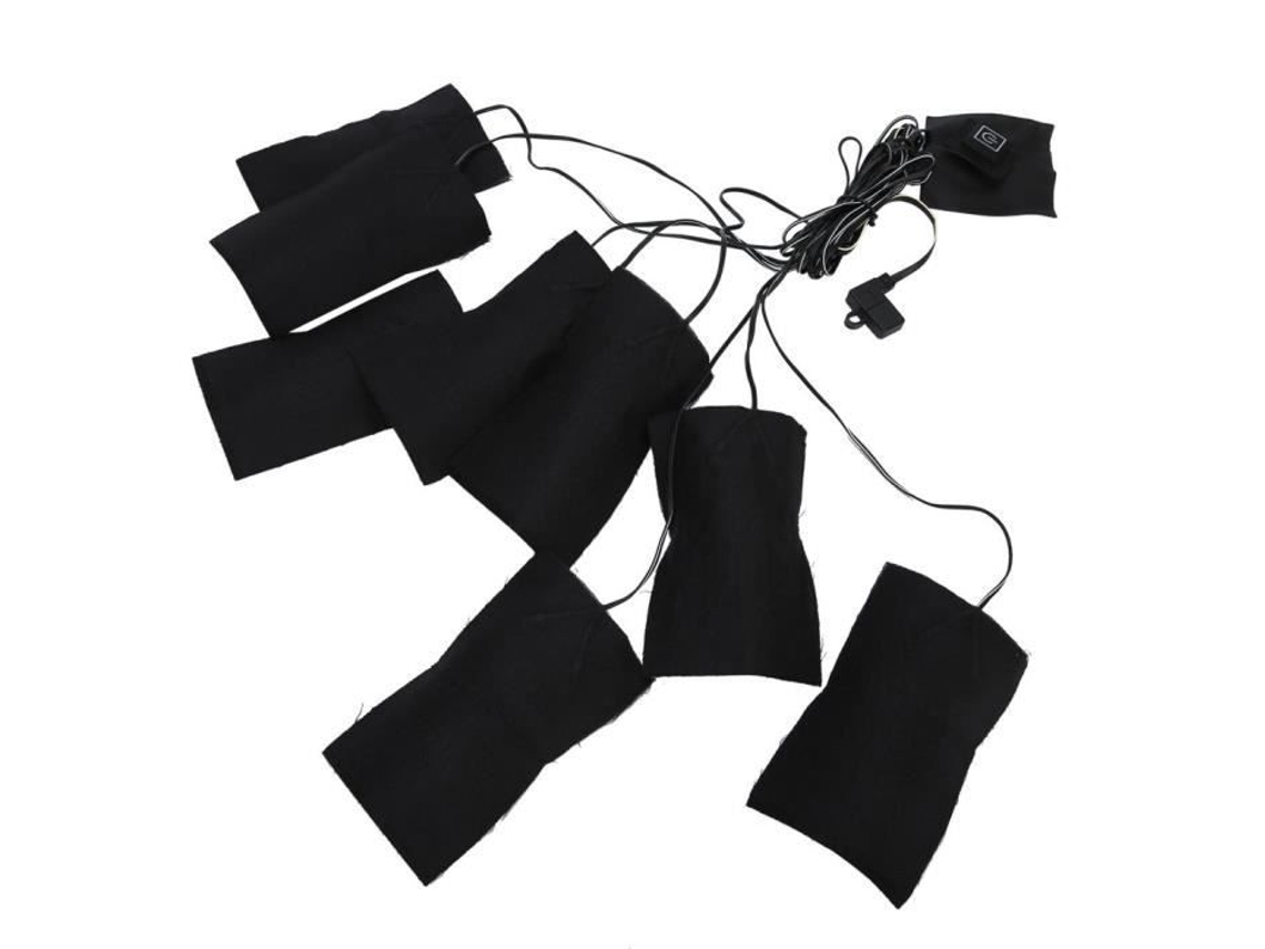 Almofada de Aquecimento para Colete Usb Hurrise Almofada de Aquecimento Elétrico Usb 3 Equipamentos À Prova D'Água para Roupas Colete Jaqueta