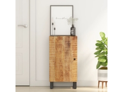 Vidaxl Aparador Com Porta 40x31x75 Cm Madeira De Mangueira Maciça