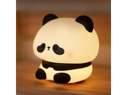 Abajur De Led Em Formato Panda, Luminária Idora Feita Silicone