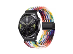 Pulseira De Nylon Trançado Com Fecho Magnético Gt6 Para Huawei Watch5, Samsung Galaxy Watch7, Xiaomi S4 E Garmin, 11 Cores