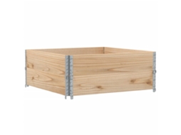 Garden Planter, Garden Planters Vidaxl Marrom Madeira De Pinho (100 X 100 X 41 Cm)
