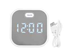 EIOORORRIY Despertador digital LED com luz de 7 cores para quarto