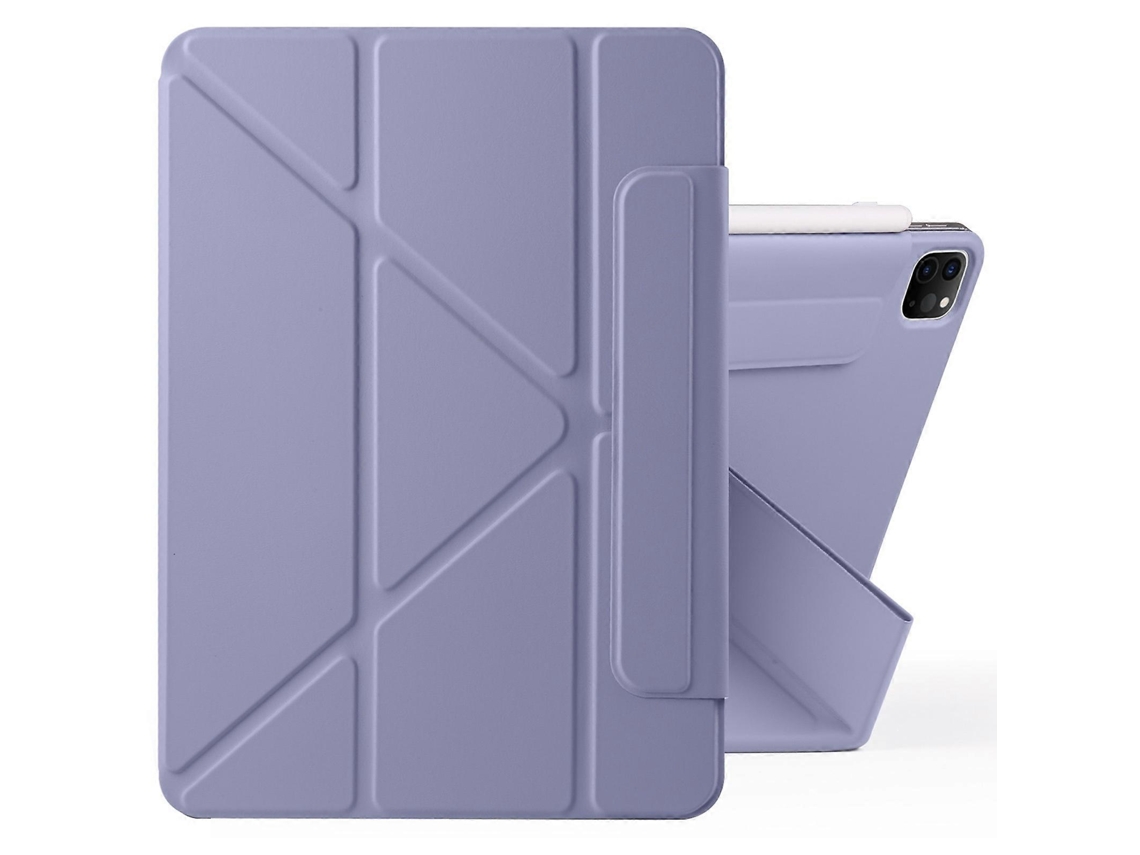 Capa de couro Webake para tablet com deformação magnética e fivela fixa