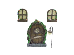 Decorações Porta E Janela Luminosas Para Árvore De Fadas Miniatura