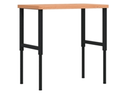 Workbench, Workbenches Vidaxl Marrom Faia (100 X 60 X (73-99.5) Cm)