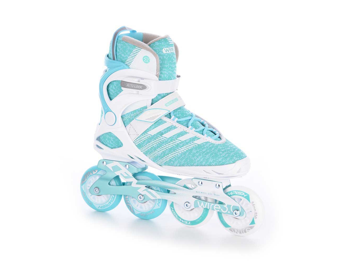 Patins Inline Femininos Wire 3.0 Azul Eu 39Tempish