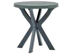 Vidaxl Mesa De Bistrô Ø70 Cm Plástico Verde