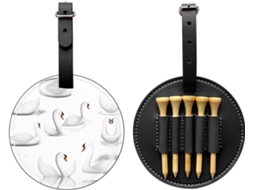 Bolsa para Tees de Golfe , Elegante e Prática Fácil de Transportar e Mais Eficiente para Jogar Golfe.