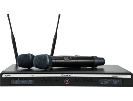 Sistema UHF de 2 Canais RELACART UR-222D