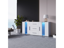 Aparador 140x35x70cm, Led, Sala/jantar. Ge