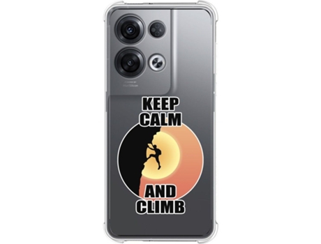 Capa para Oppo Reno 8 Pro 5G TUMUNDOSMARTPHONE Desenhos Anti Golpes Homem Escalada Multicor