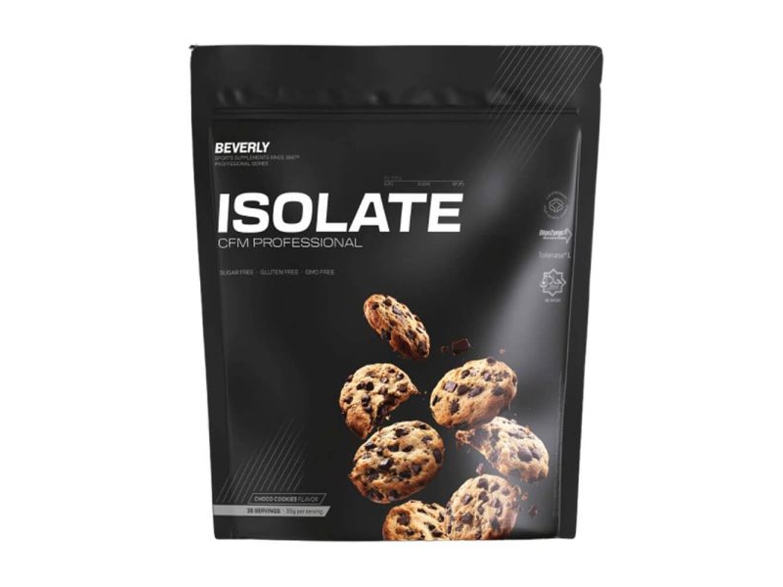Isolate Cfm Professional - 1kg Chocolate Com Cookies Da Beverly Nutrition