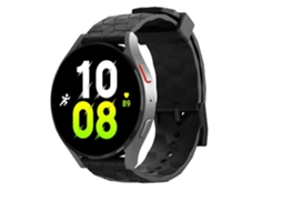 Pulseira De Relógio Lurelia De 20 Mm Para Futebol Padrão Cor Sólida Para Relógio Garmin Forerunner 255, Preto