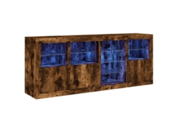 Sideboard, Sideboards Vidaxl Marrom Madeira Processada (n/a)
