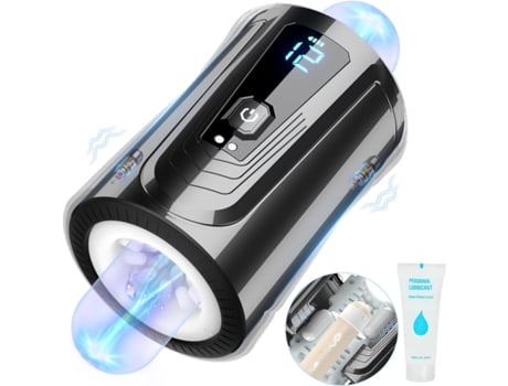 Masturbador Masculino Automático Com 12 Modos De Vibração, Brinquedo Sexual De Bolso Com Cona Aberta Para Estimulação Peniana