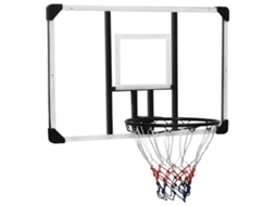 Vidaxl Tabela De Basquetebol 106x69x3 Cm Policarbonato Transparente