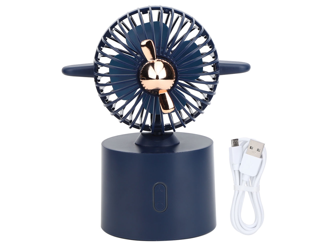 Laxiscreed Ventilador Usb Pequeno E Criativo Com Forma De Avião Para Mesa E Uso Portátil