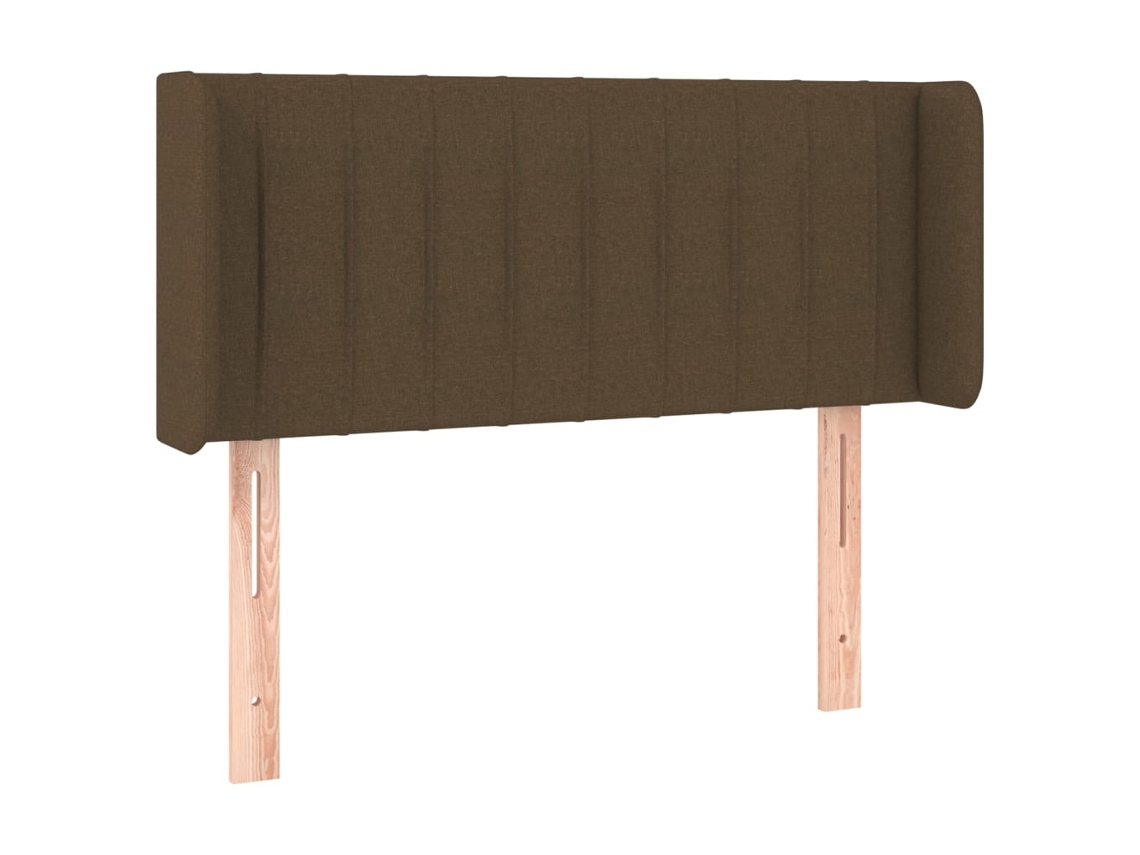 Headboard, Headboards Vidaxl Marrom Tecido (103 X 16 X 78/88 Cm)