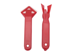 Kit De Ferramentas De Calafateamento 2 Peças: Retirador De Calafate, Paleta De Silicone, Raspador Para Cimento De Vidro E Calafateamento