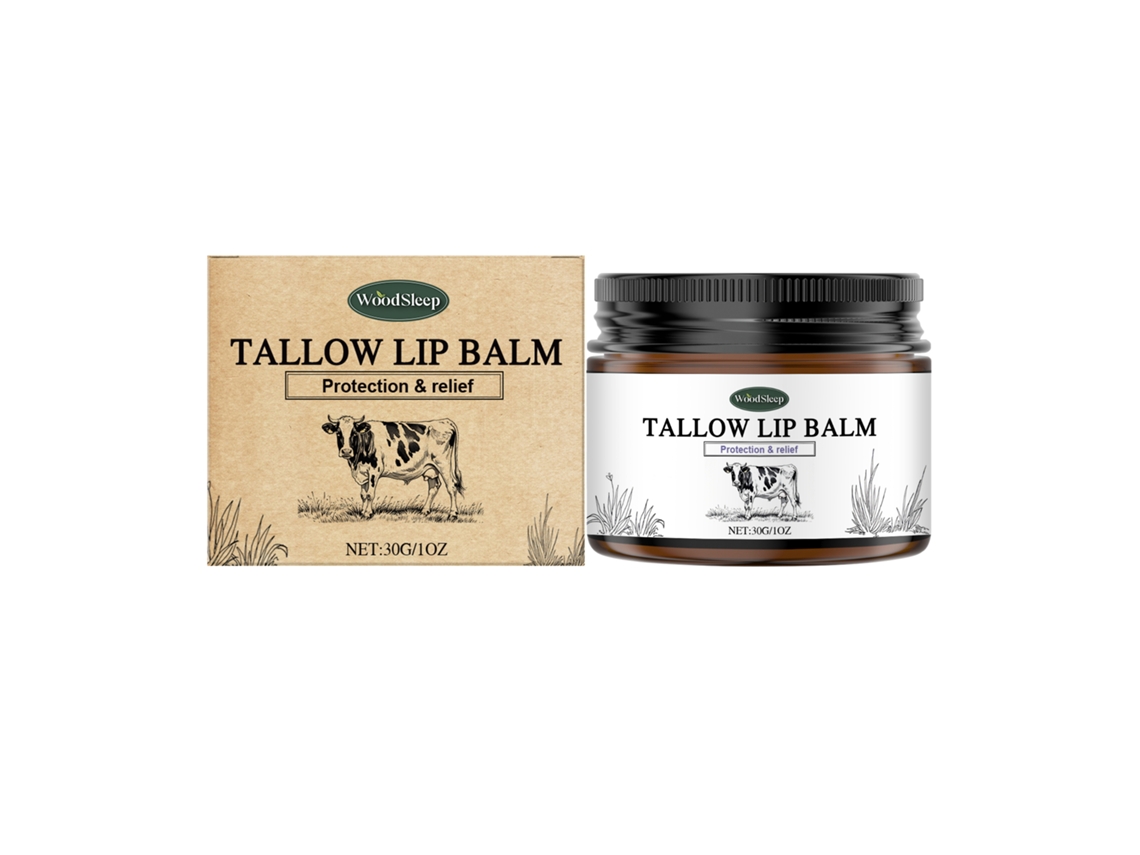 Bálsamo labial Laxiscreed Woodsleep com cera Abelha para hidratar e suavizar os lábios.