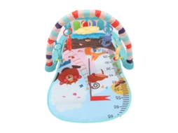Tapete De Ginástica Infantil Com Piano De Chute Soft Educativo Para Bebê Padrão Barco Turquesa