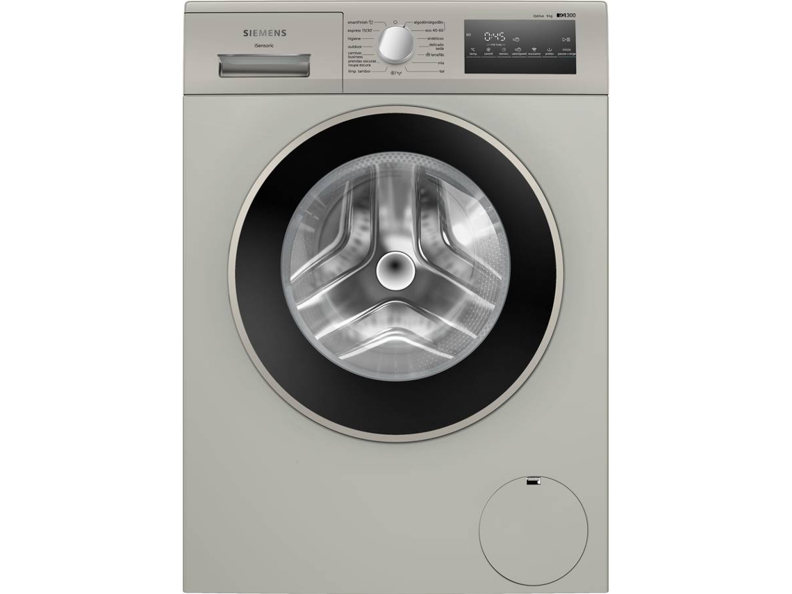 Máquina de Lavar Roupa SIEMENS WM14N20XEP (9 kg - 1400 rpm - Inox)