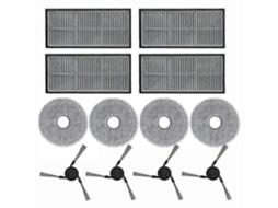 Para Dreame X40/x40 Pro/x40 Ultra Robô Aspirador Escovas Laterais Filtros Hepa Almofadas Esfregão Acessórios Reposição Kits