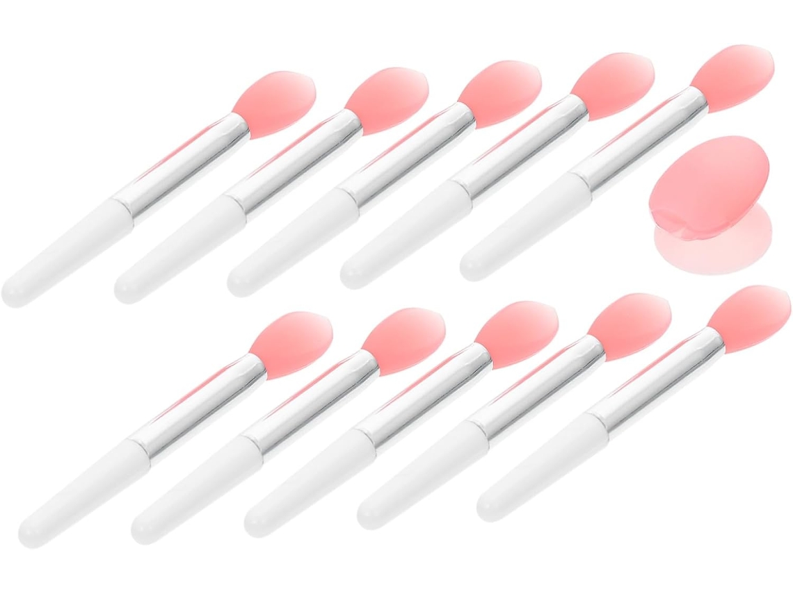 Conjunto De 3 Pincéis Para Máscara Labial, Bolsa De Maquiagem Com Estojo, Ferramentas De Aplicação, Gokoco