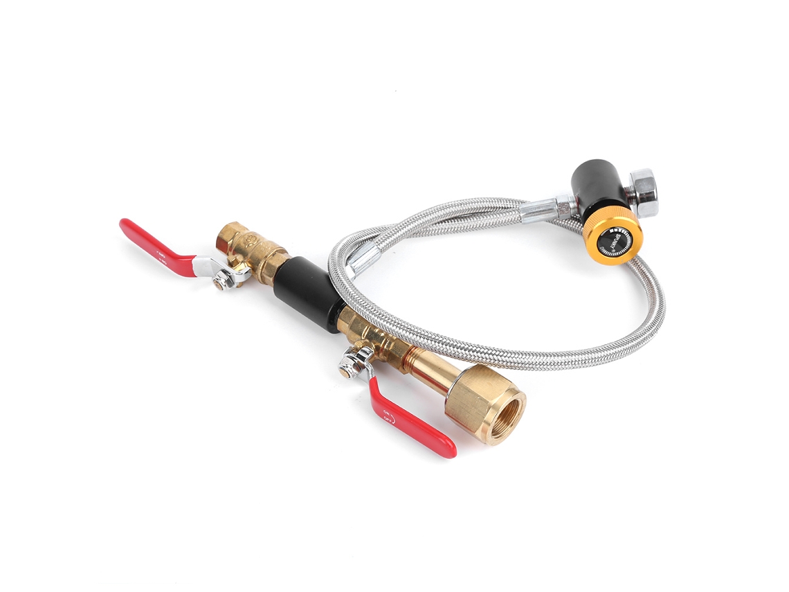 Kit De Conector Para Estação De Enchimento De Garrafas De Co2 Com Mangueira Ptfe De 60 Cm, 1/2 Polegada G Para Cilindros