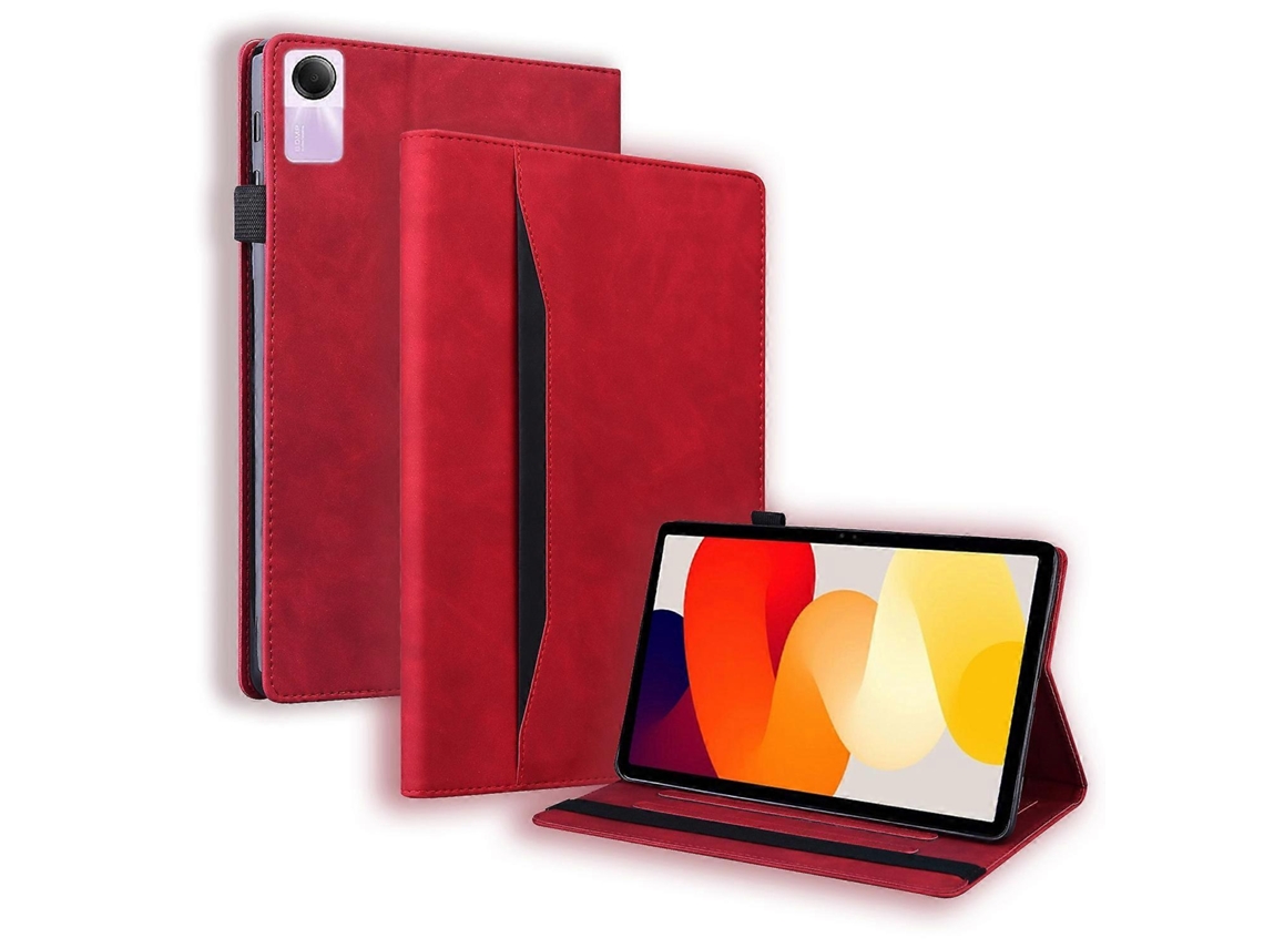 Capa de couro antichoque Webake Splicing para tablet