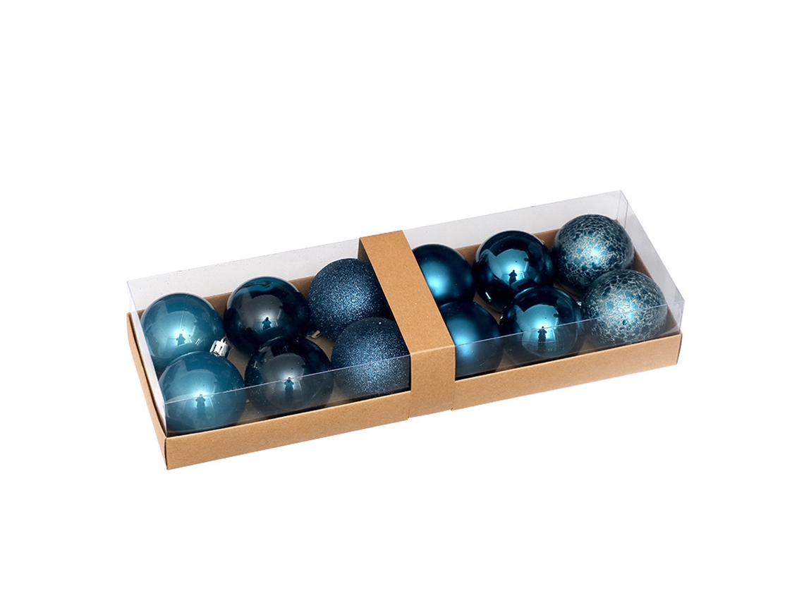 12 Bolas de Natal 6Cm Enfeites Decorativos para Decoração de Casamento e Festa RNEMITERY