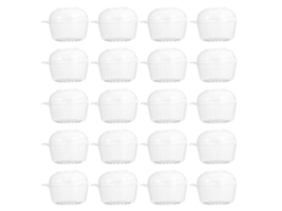100pcs Caixas De Bolo Transparentes Allinless