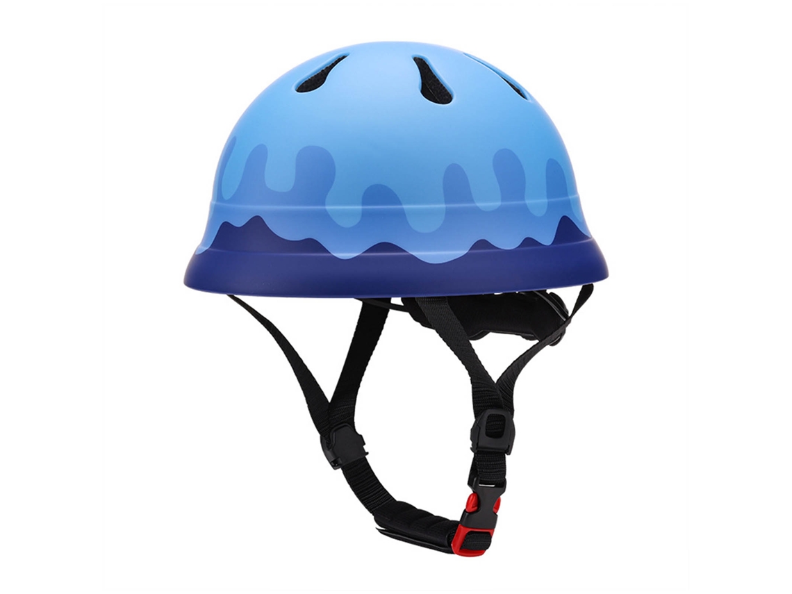 Capacete infantil ajustável para bicicleta e skate, resistente a impactos leves, azul, tamanho P/MARCA