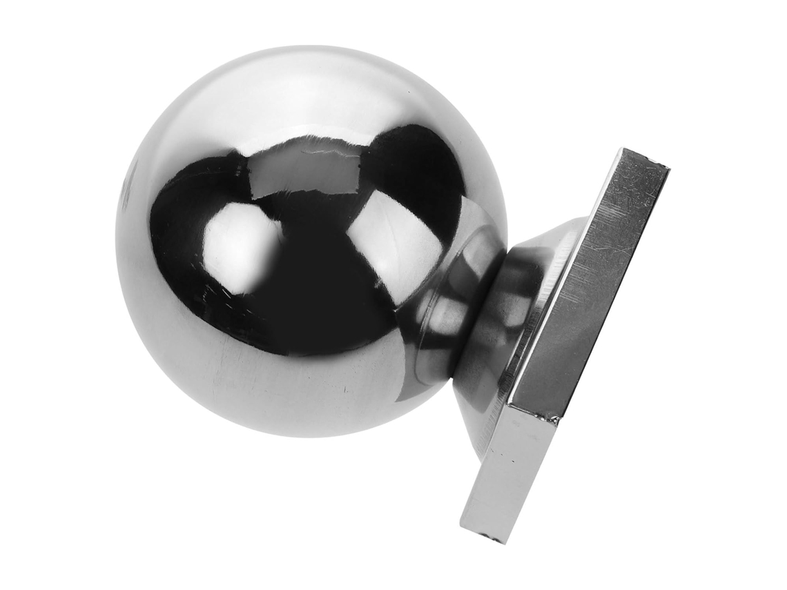 Bolas Redondas Inoomp para Corrimão de 60 Mm, Fabricadas em Aço Inoxidável Robusto, Ideais para Substituir as Tampas de CHABERLU