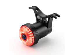 Luz Traseira De Bicicleta Com Sensor De Freio Inteligente, Liga/desliga Automática, À Prova D'água, Recarregável Usb Tipo C (preto)